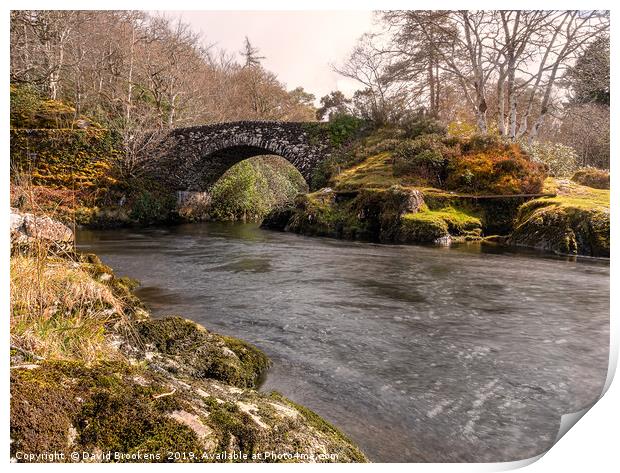 The Bridge on the River Shiel Print by David Brookens