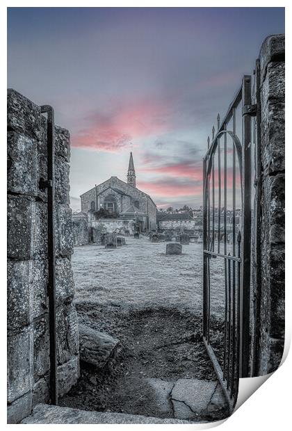 Lesmahagow Parish Church Print by Duncan Loraine