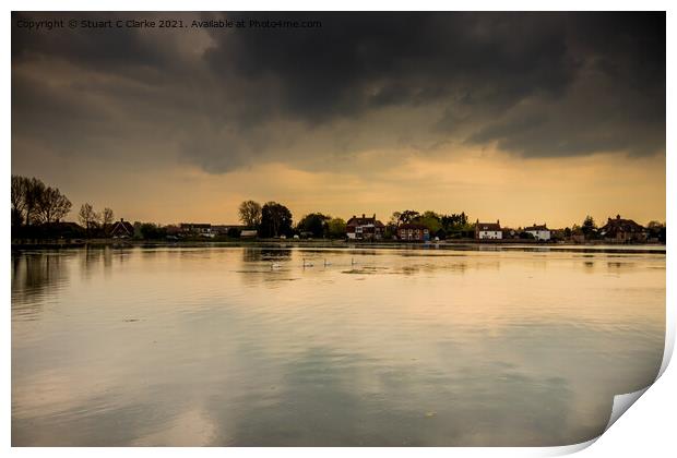 Bosham Harbour Print by Stuart C Clarke