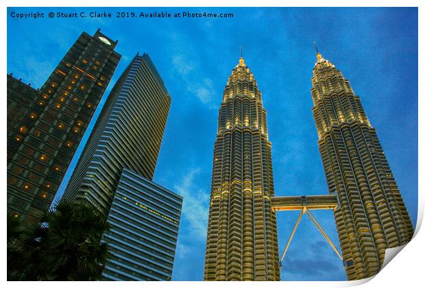 Petronas Towers Print by Stuart C Clarke