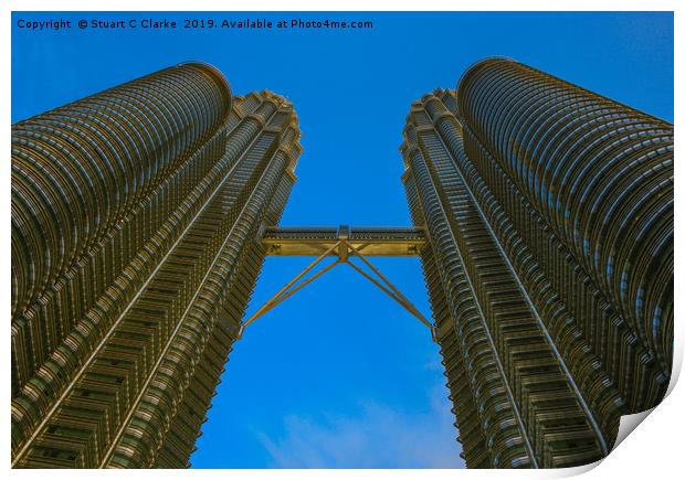 Petronas Towers Print by Stuart C Clarke