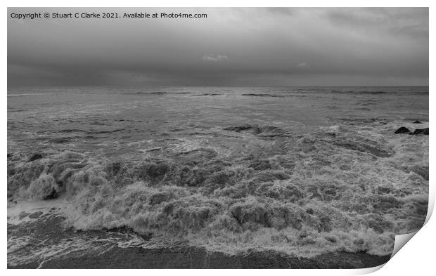 High tide Print by Stuart C Clarke