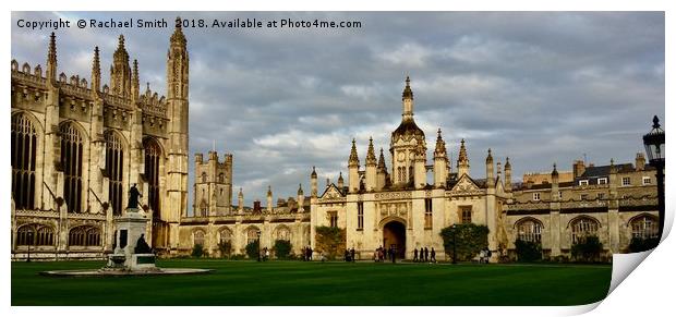 Kings College, Cambridge  Print by Rachael Smith