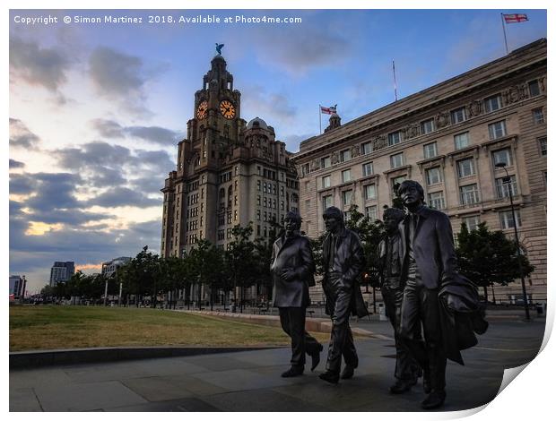Liverpool Heritage Print by Simon Martinez