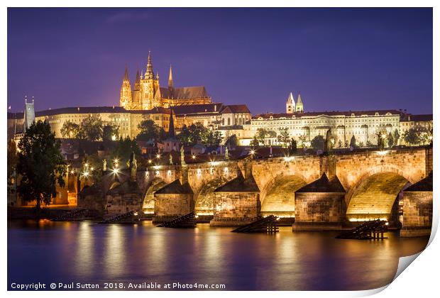 Essence of Prague Print by Paul Sutton