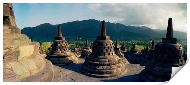 Temple of Borobudur Print by youri Mahieu