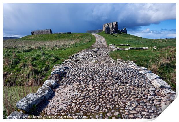 "Timeless Beauty: Exploring Duffus Castle" Print by Tom McPherson