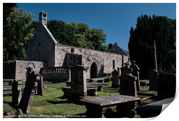 "Ethereal Ruins of Duffus Church" Print by Tom McPherson