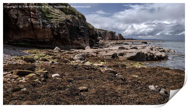 Serene Cummingston: A Breathtaking Moray Firth Sea Print by Tom McPherson