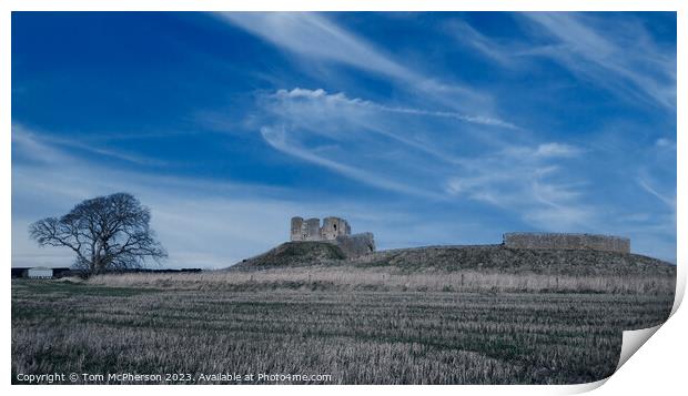 A Timeless Beauty: Duffus Castle Print by Tom McPherson