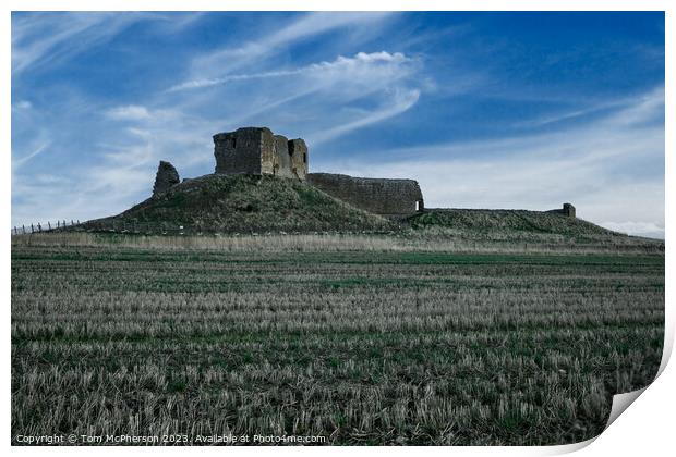 Enchanting Ruins of Duffus Castle Print by Tom McPherson
