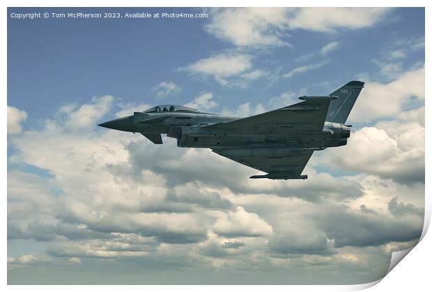 Agile Force: The Typhoon FGR.Mk 4 Print by Tom McPherson