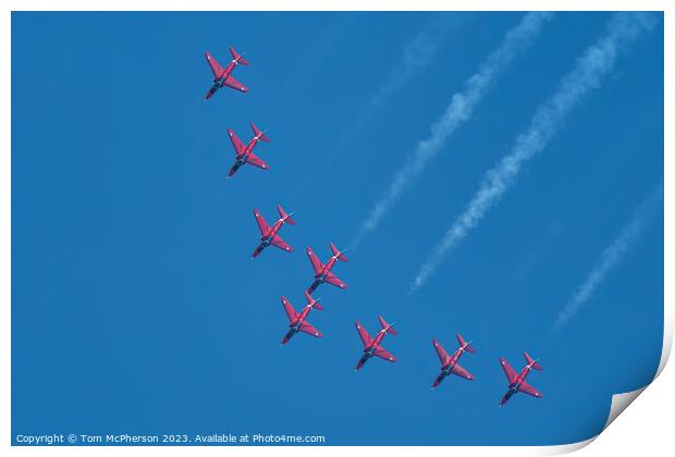 'Aero-Dance of the Red Arrows' Print by Tom McPherson