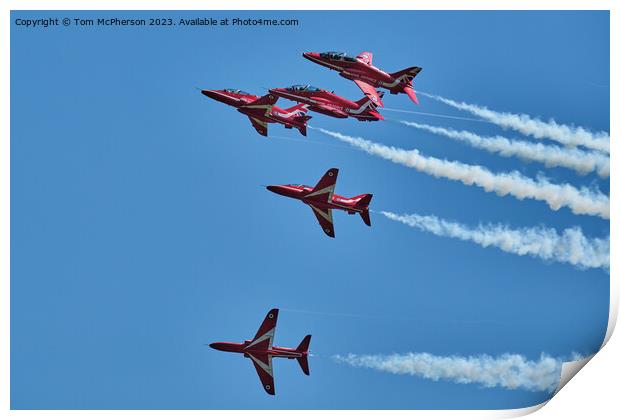 The Red Arrows: Britain's Airborne Ambassadors Print by Tom McPherson