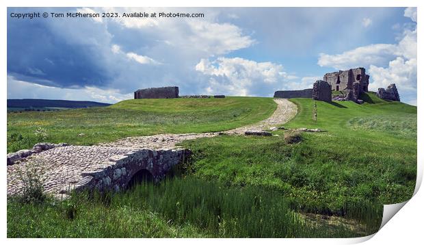 Duffus Castle: Testament of Medieval Might Print by Tom McPherson