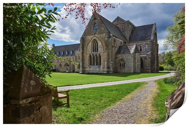 Pluscarden Abbey: Sanctuary of Divine Solitude Print by Tom McPherson