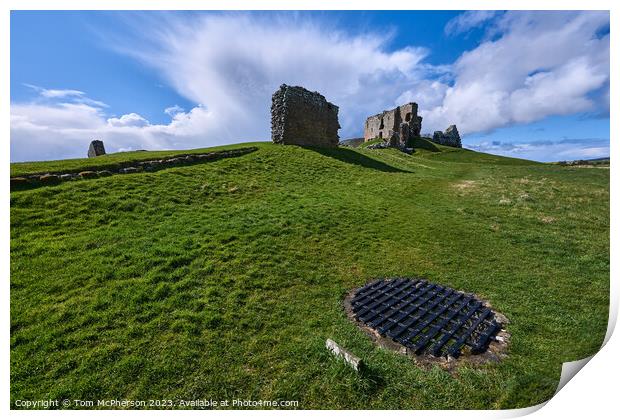 'Norman Legacy: Duffus Castle Unveiled' Print by Tom McPherson