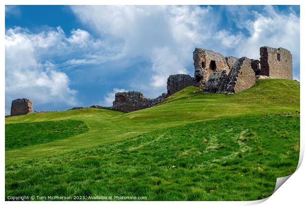 'Fortress of Time: Duffus Castle' Print by Tom McPherson