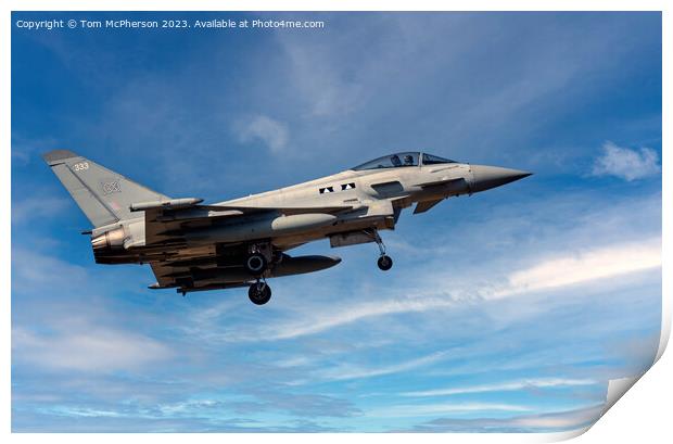 Eurofighter Typhoon: RAF's Quick Reaction Alert Print by Tom McPherson