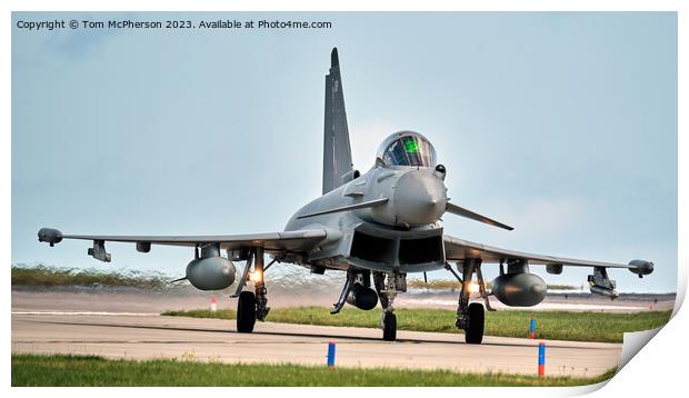 Eurofighter Typhoon: The Four-Nation Powerhouse Print by Tom McPherson