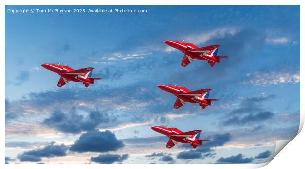 Red Arrows 2023 Print by Tom McPherson