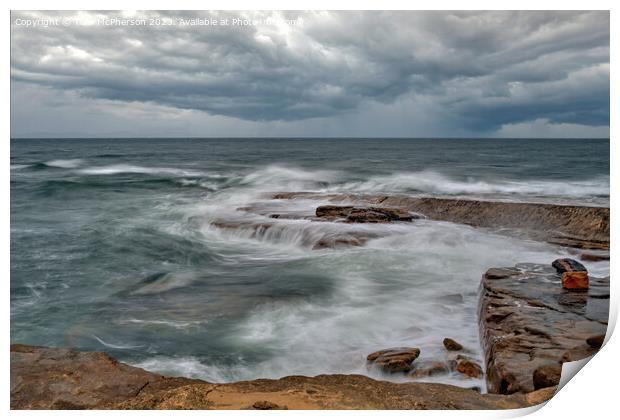 Burghead Seascape Print by Tom McPherson