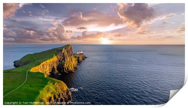 Sunset at Neist Point, Isle of Skye Print by Tom McPherson