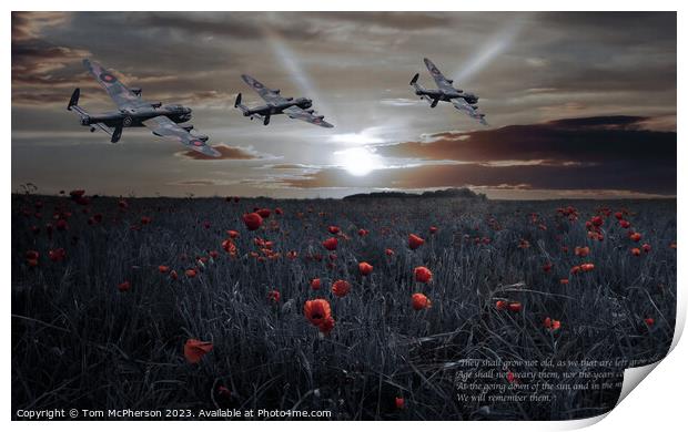 'For The Fallen' Print by Tom McPherson
