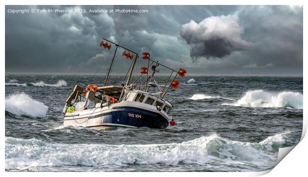 Battling the Waves Print by Tom McPherson