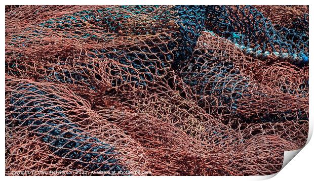 Fishing Nets Print by Tom McPherson