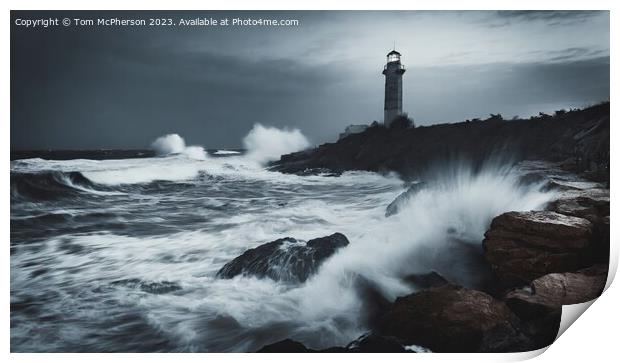 Storm at Sea 67 Print by Tom McPherson