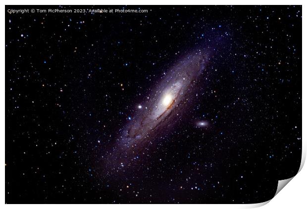 Andromeda Galaxy Print by Tom McPherson