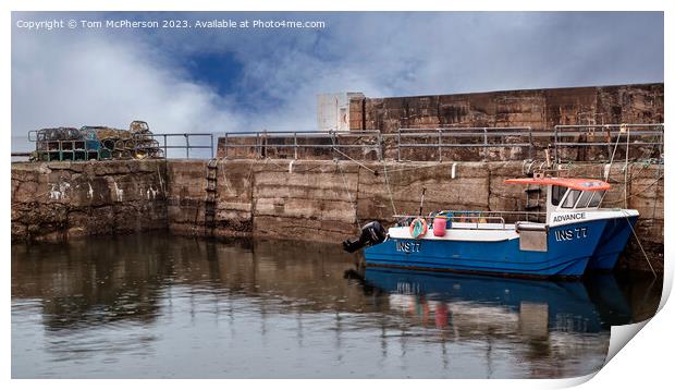 Hopeman Harbour Print by Tom McPherson