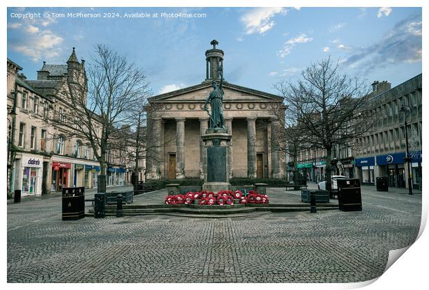 Elgin War Memorial Print by Tom McPherson