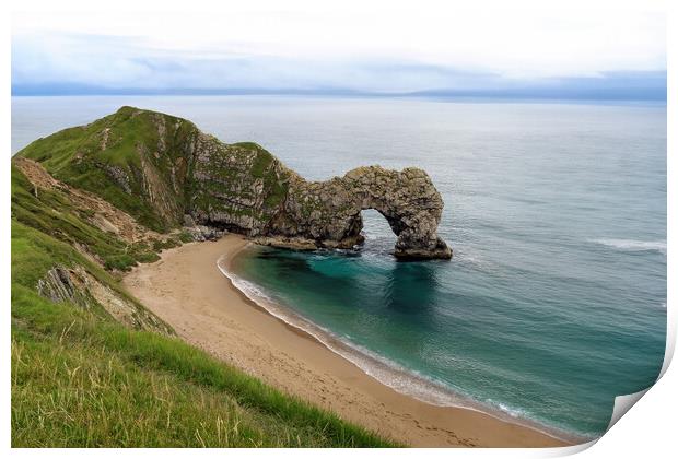 The Durdle Door rock Print by Tom McPherson