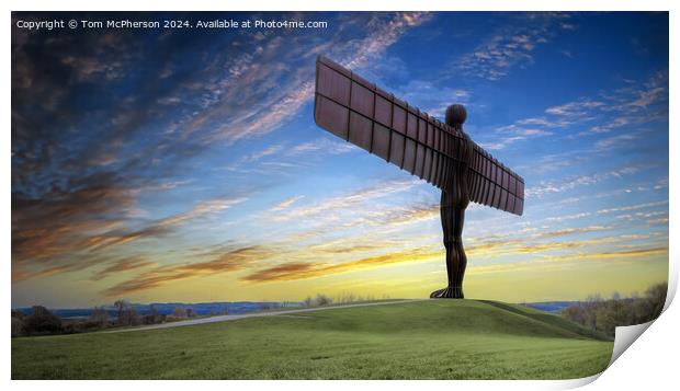 Angel of the North Print by Tom McPherson