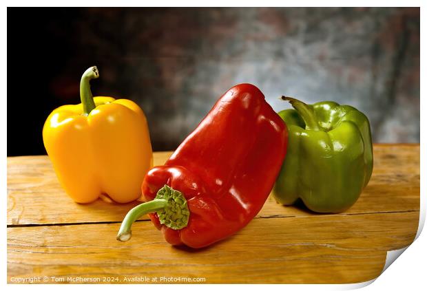 Peppers Print by Tom McPherson