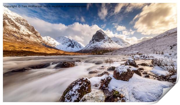 Buachaille Etive Mòr Print by Tom McPherson