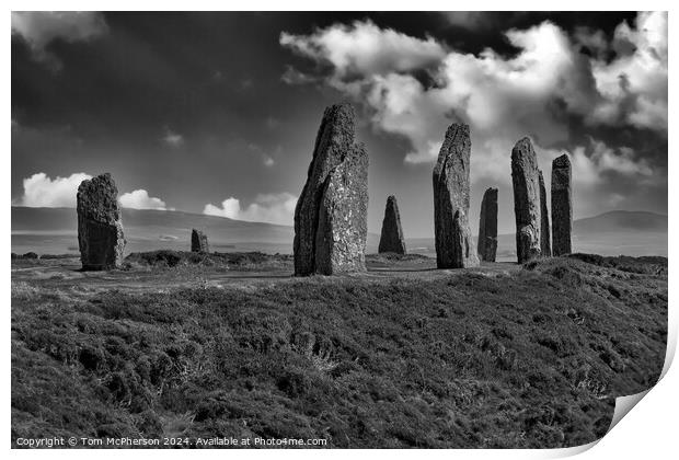 Ring of Brodgar Print by Tom McPherson