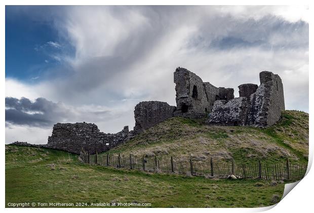 Duffus Castle Print by Tom McPherson