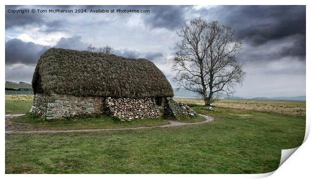 Leanach Cottage, Culloden Battlefield Print by Tom McPherson
