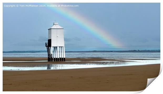 Burnham-on-Sea Low Lighthouse Print by Tom McPherson