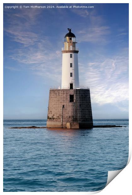 Rattray Head Lighthouse Print by Tom McPherson