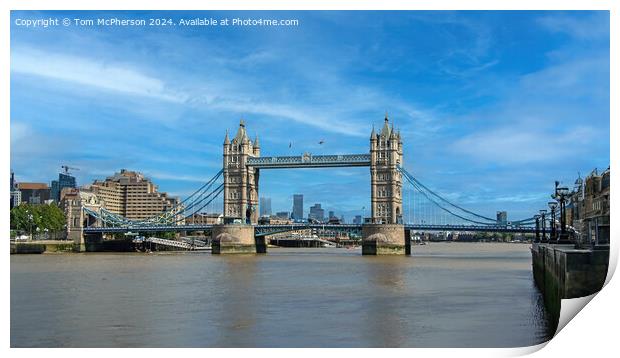 Tower Bridge, London Print by Tom McPherson