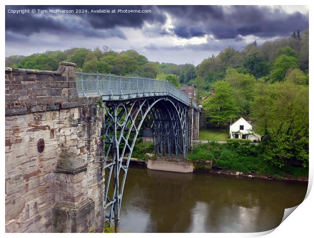 The Iron Bridge Print by Tom McPherson