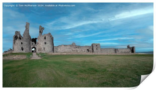 Dunstanburgh Castle  Print by Tom McPherson