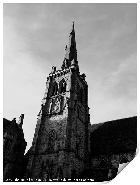 St Nicholas' Church Durham City Print by Phil Wilson