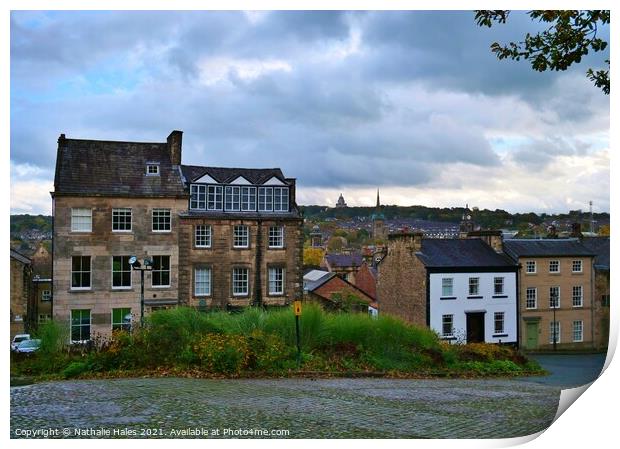 Lancaster from the Castle entrance Print by Nathalie Hales