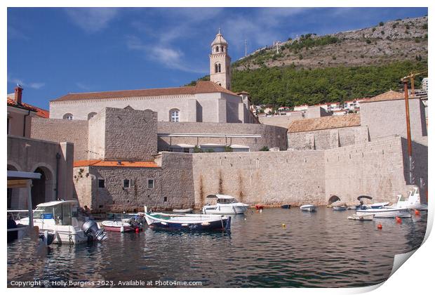 St. Blaise Church Croatia Dubrovnik  Print by Holly Burgess