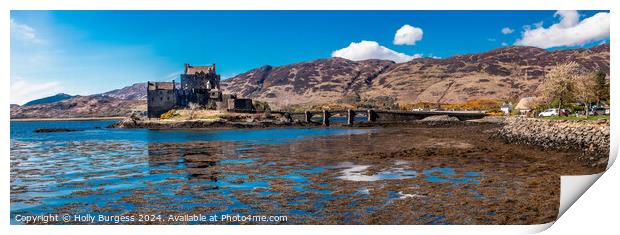 Castle Eilean Donan Scotland  Print by Holly Burgess